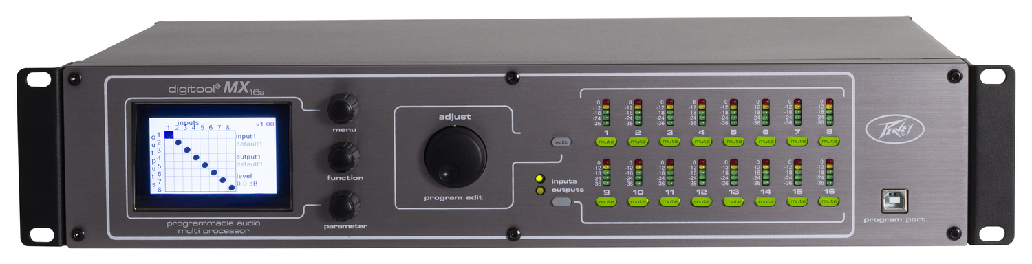 DigitoolÂ® MX16a Digital Audio Processing Unit - Peavey Official Store